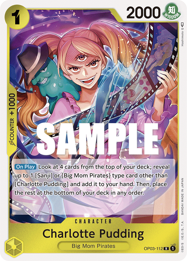 Charlotte Pudding OP03-112 Rare card from Pillars of Strength